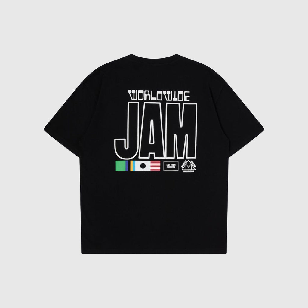 Edwin Jam T Shirt - Black - Back