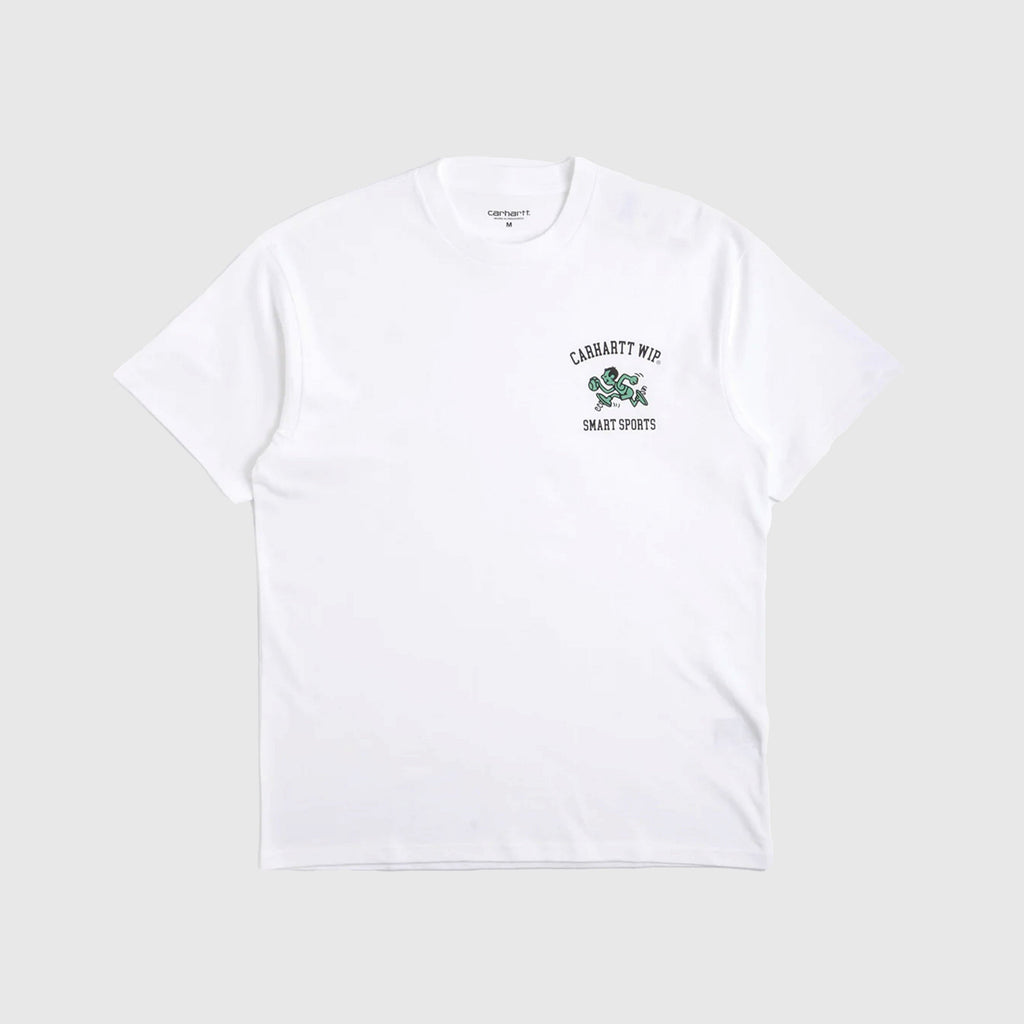 Carhartt WIP S/S Smart Sports Tee - White - Front