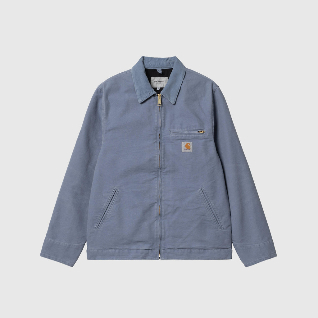 Carhartt WIP Detroit Jacket - Bay Blue Aged Canvas - Front