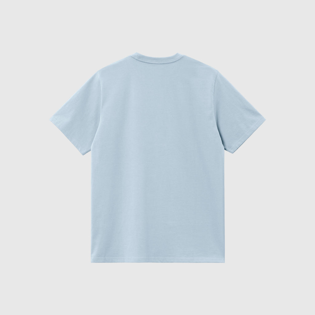 Carhartt WIP SS American Script Tee - Frosted Blue - Back