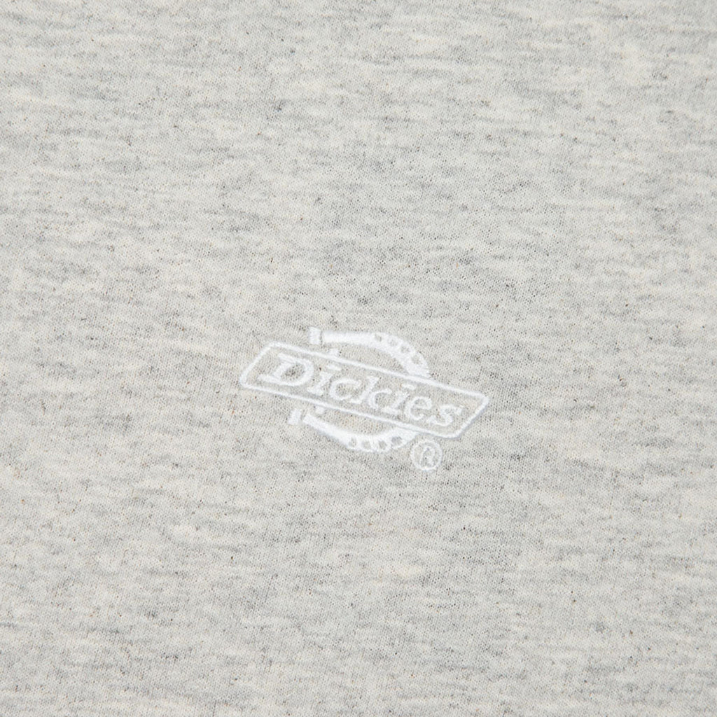 Dickies Summerdale Tee - Light Gray - Front Close Up
