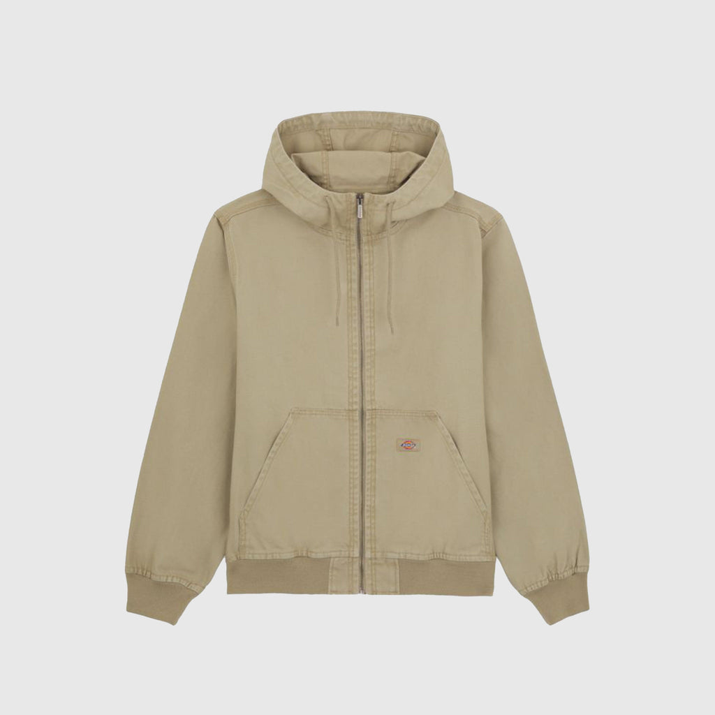 Dickies Duck Canvas Unlined Hooded Jacket - Desert Sand - Front