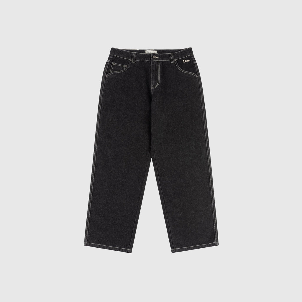 Dime Classic Relaxed Denim Pants - Black Rinsed