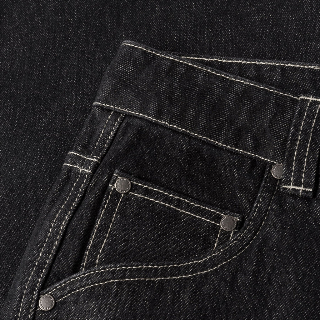 Dime Classic Relaxed Denim Pants - Black Rinsed