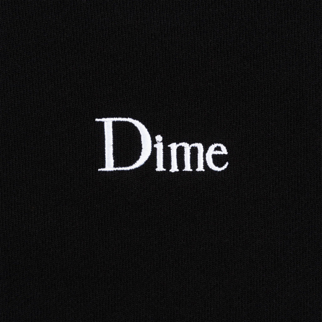 Dime Classic Small Logo Hoodie - Black