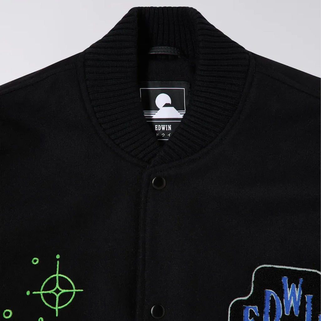 Edwin Angels Jacket - Black Unwashed