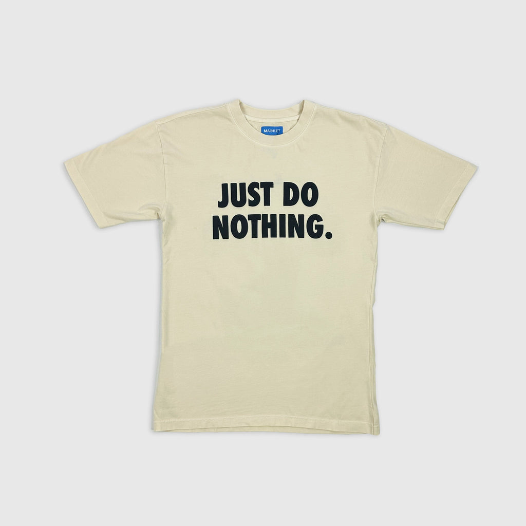 Market Just Do Nothing Tee - Ecru - Front