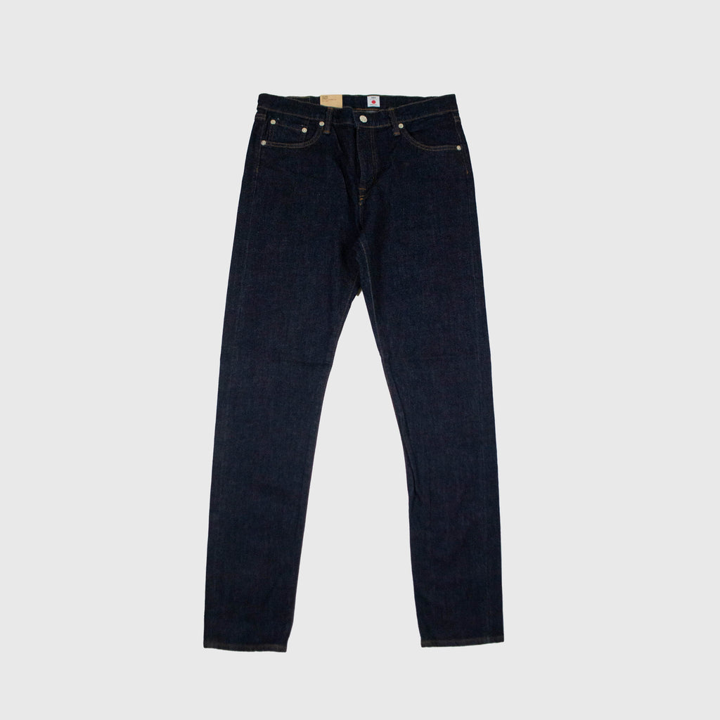 Edwin Kaihara Pure Indigo Stretch Denim - Blue Rinsed - Front