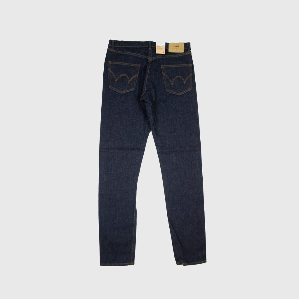 Edwin Kaihara Pure Indigo Stretch Denim - Blue Rinsed - Back