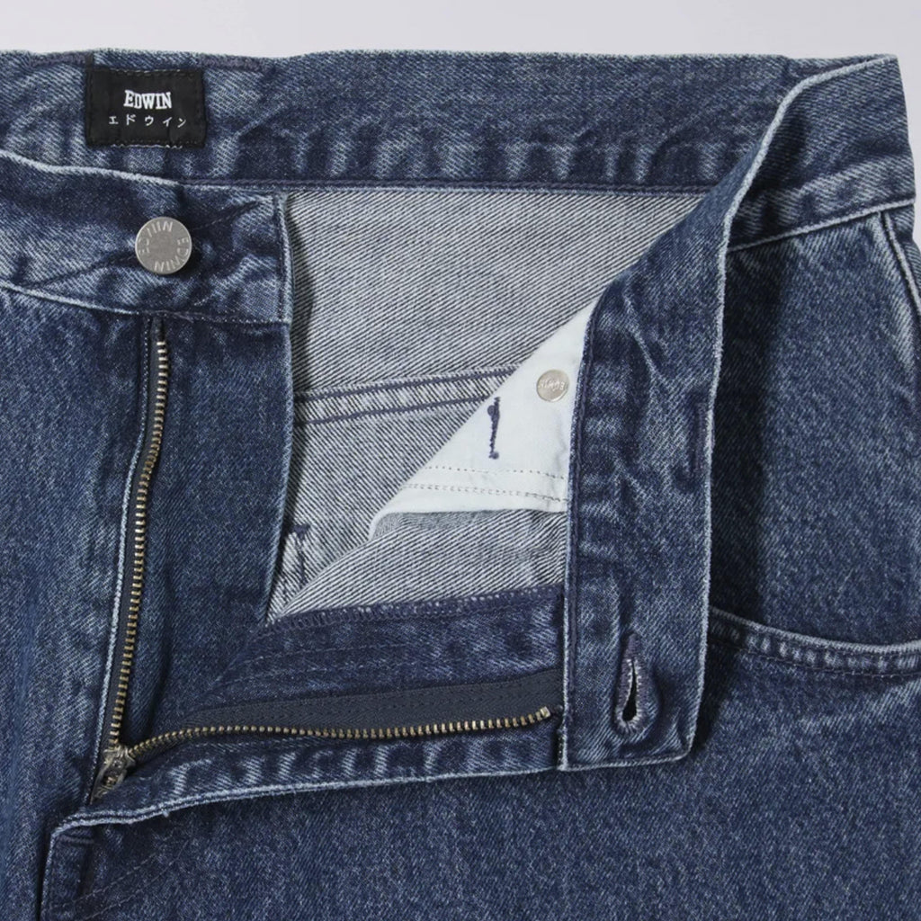 Edwin Tyrell Pant - Arctic Blue Zipper