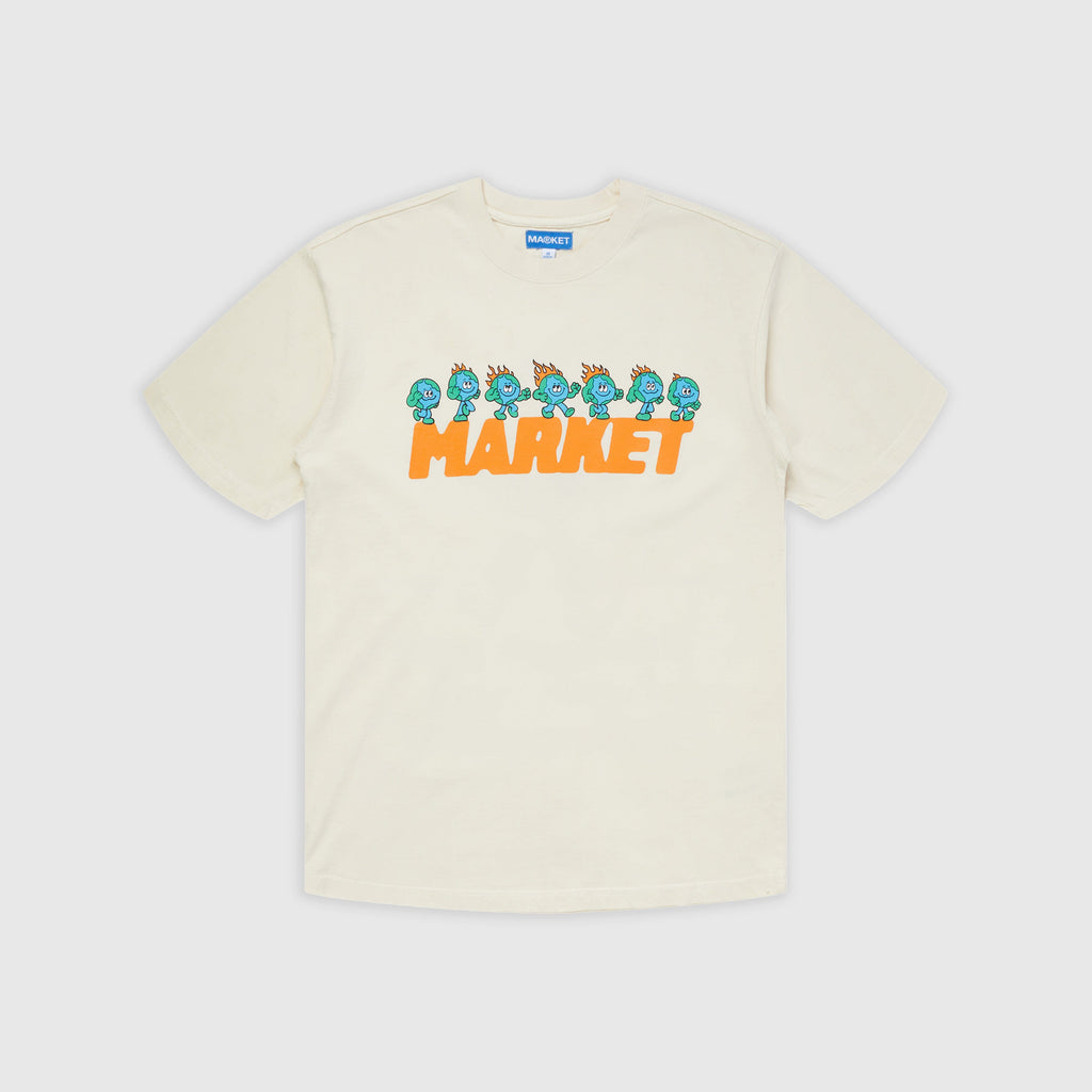 Market Keep Going Tee - Sand - Front