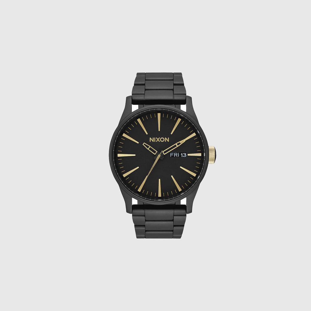 Nixon Sentry SS Watch - Matte Black / Gold - Watch Face