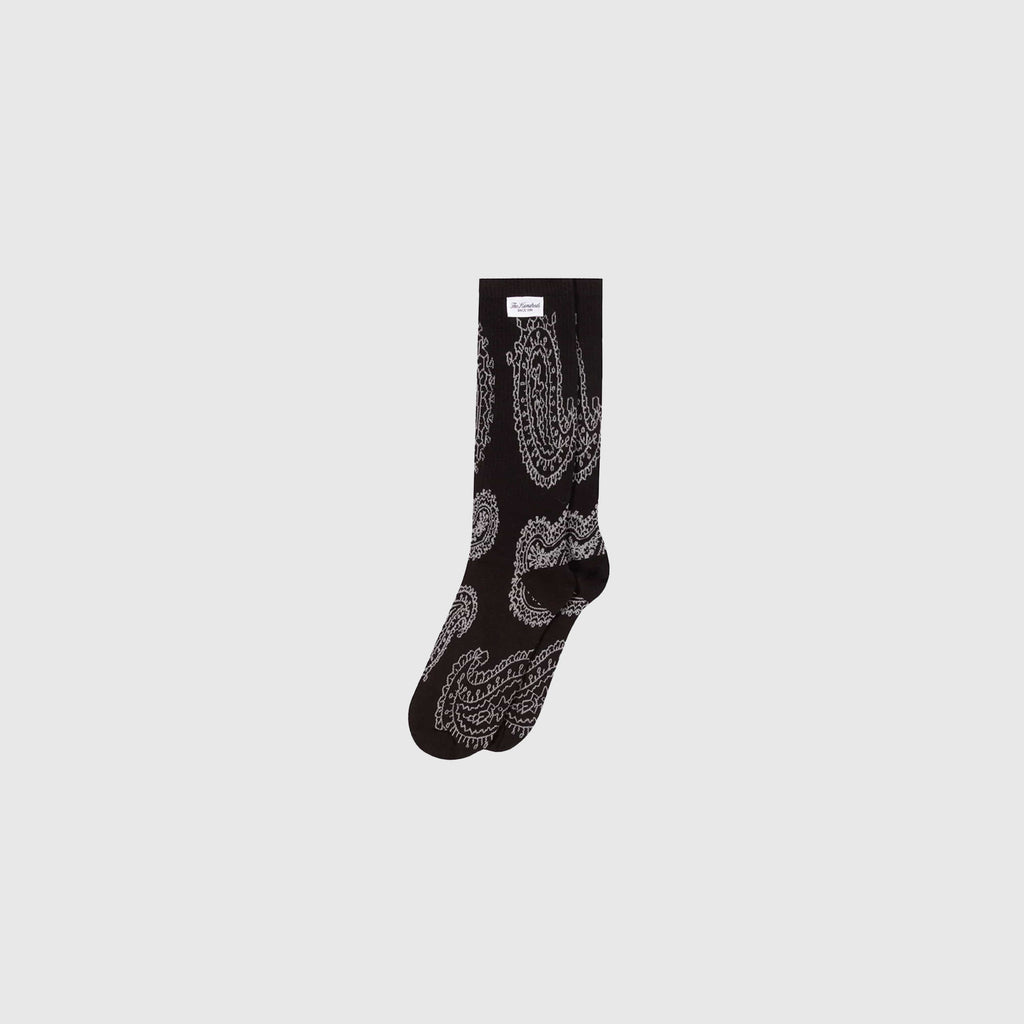 The Hundreds Paisley Socks - Black