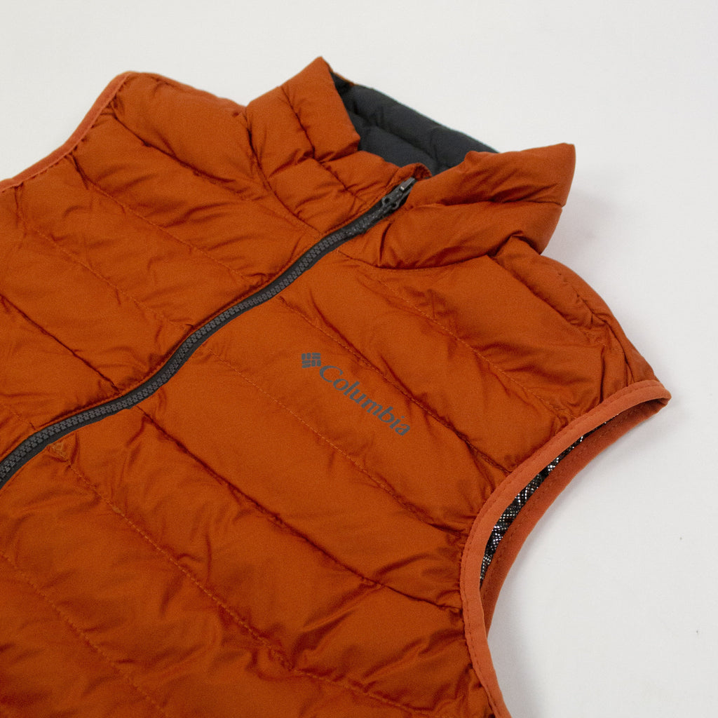 Columbia Powder Lite Vest - Harvester Front with chest Logo