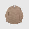 Portuguese Flannel Abstract Pide Poule Shirt - Brown - Front