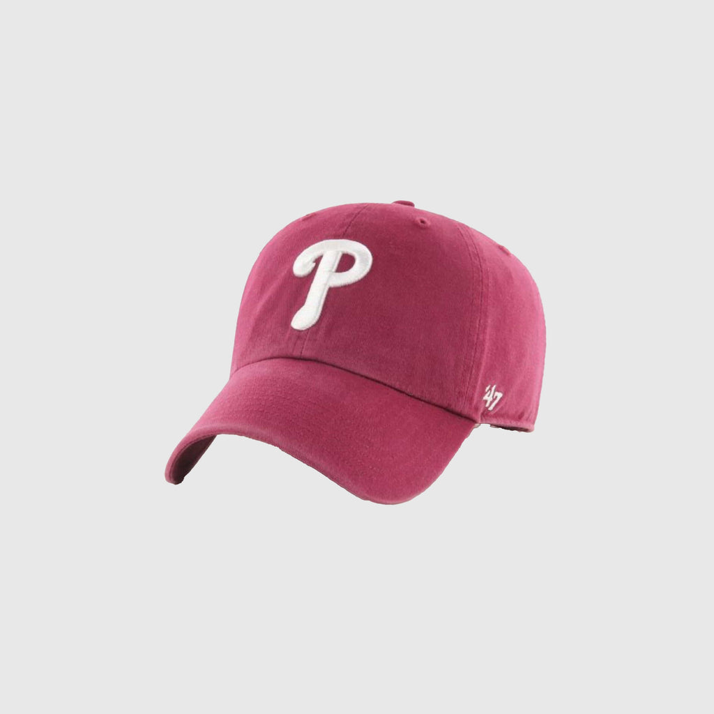 47 Brand Philadelphia Phillies Clean Up Cap - Cardinal - Front