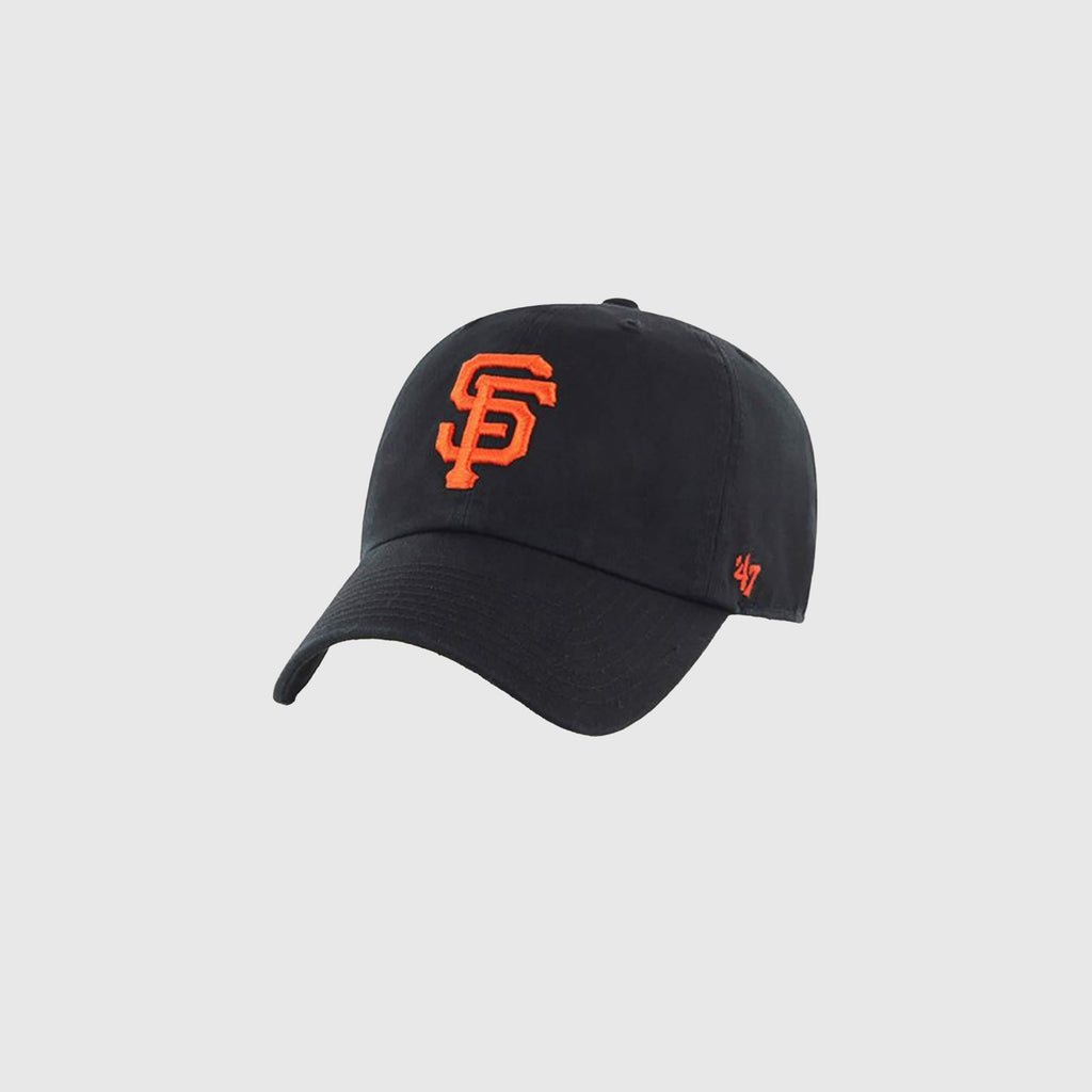 47 Brand San Francisco Giants Clean Up Cap - Black - Front