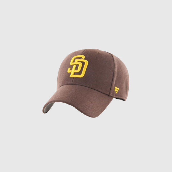 47 Brand San Diego Padres MVP Cap - Brown - Front