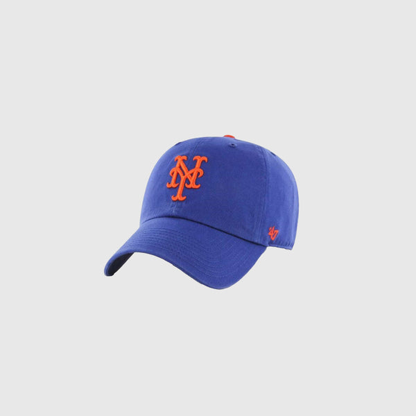 47 Brand MLB New York Mets Clean Up Cap - Royal - Front