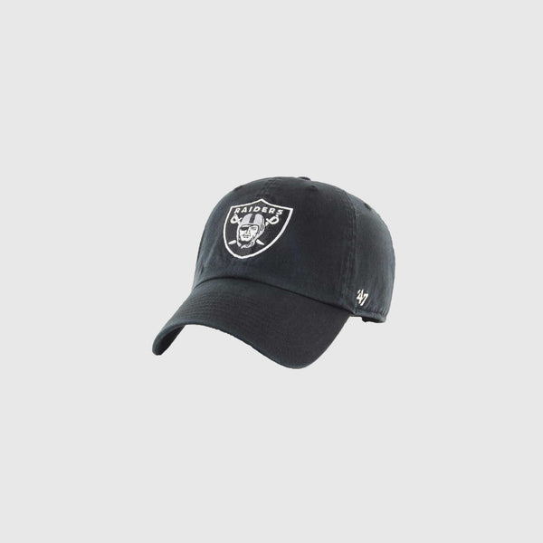 47 Brand Las Vegas Raiders Clean Up Cap - Black - Front