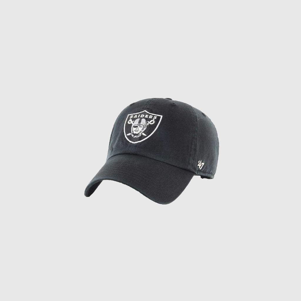 47 Brand Las Vegas Raiders Clean Up Cap - Black - Front
