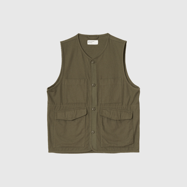 Universal Works 4 Pocket Gilet - Olive