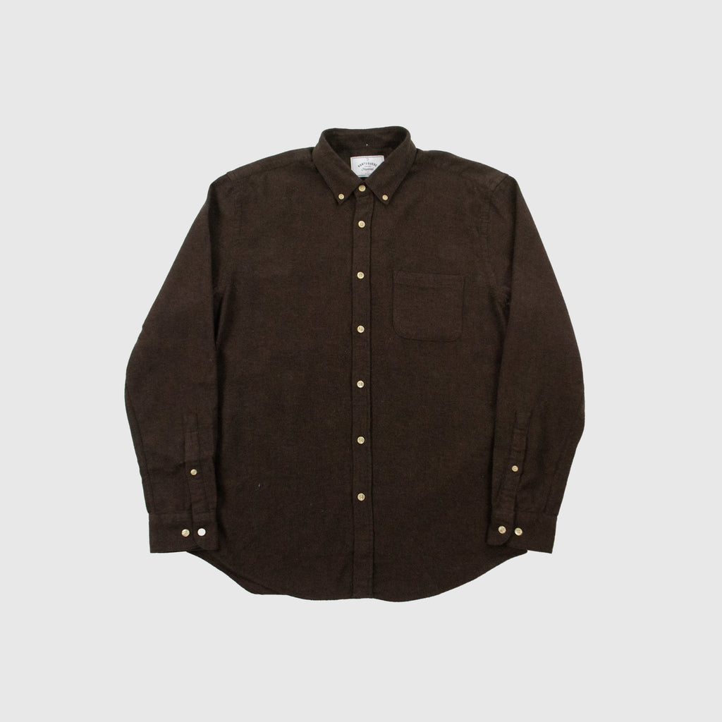 Portuguese Flannel Teca Shirt - Brown - Front