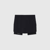 Acid Running 2-in-1 Shorts - Black - Back