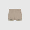Acid Running 2-in-1 Shorts - Riverstone - Back
