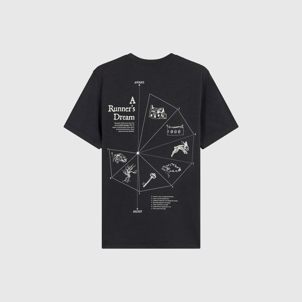 Acid Running A Runners Dream T-Shirt - Graphite - Back
