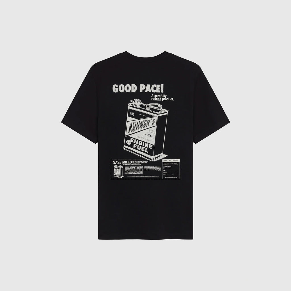 Acid Running Good Pace T-Shirt - Black - Back