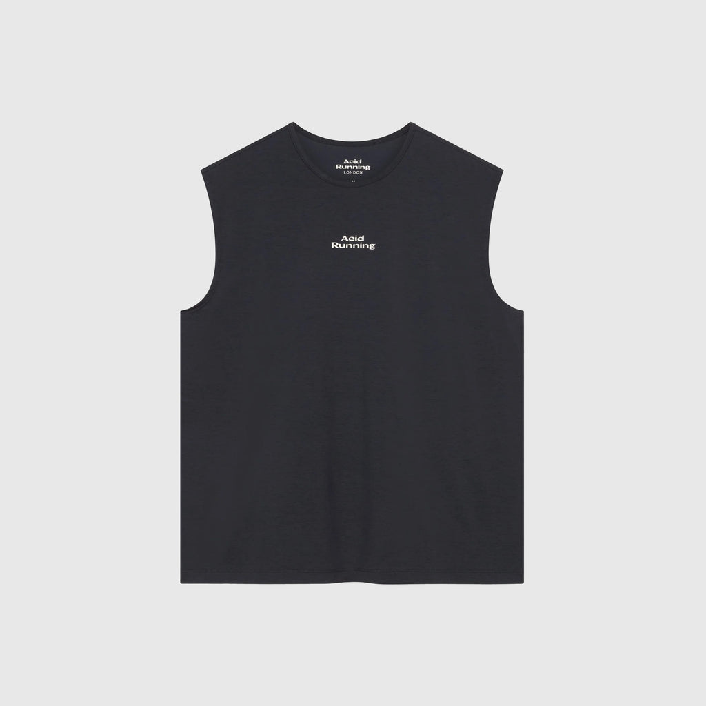Acid Running Logo Tank - Graphite - Front