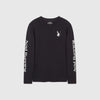 Acid Running Long Sleeve T-Shirt - Black - Front