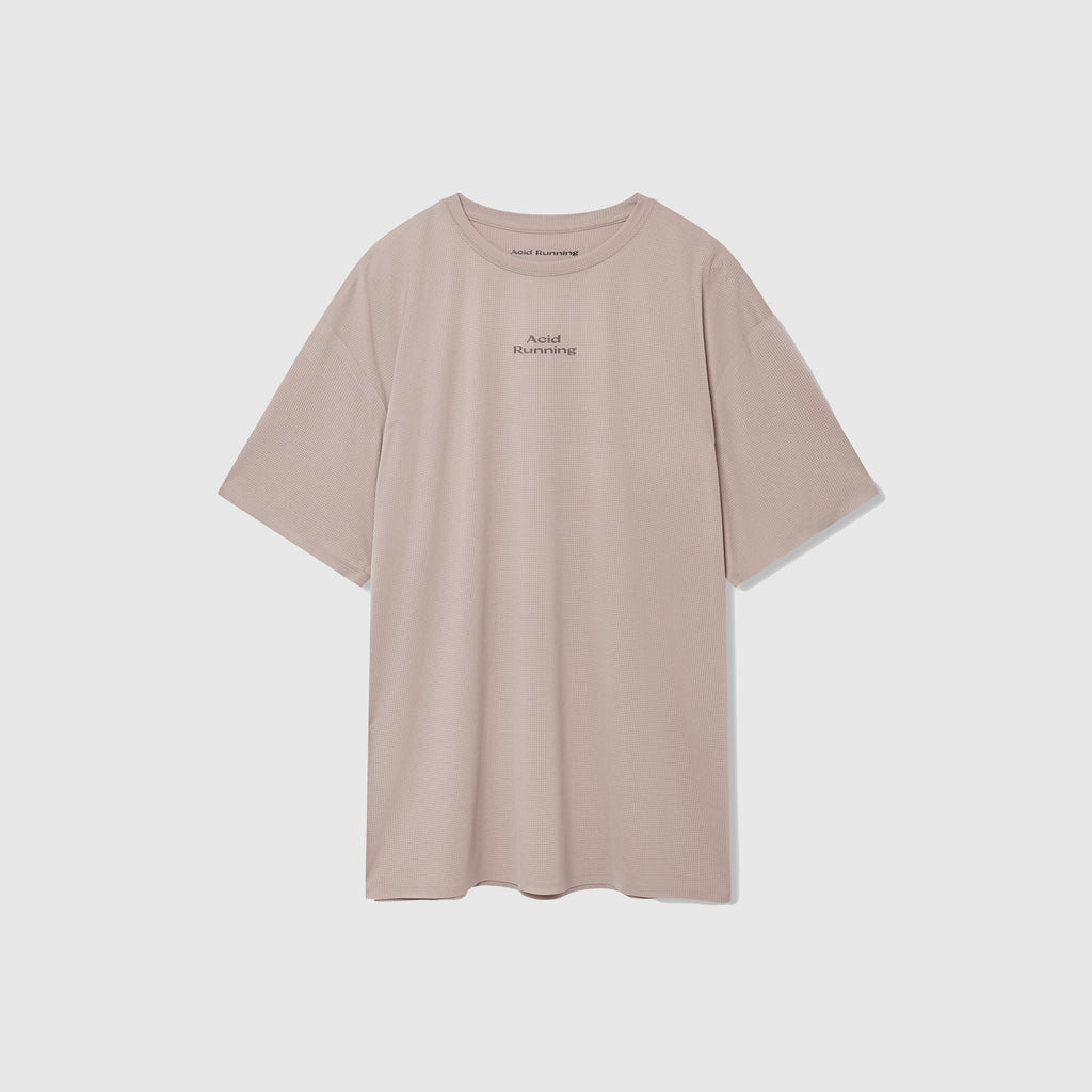 Acid Running Mens Hare Tech T-Shirt - Riverstone - Front