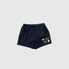 Acid Running Mens Race Unit Shorts - Black - Front