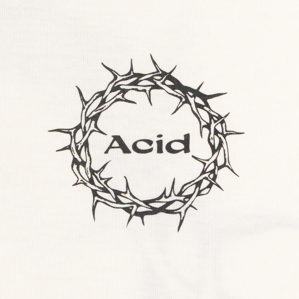 Acid Running The Good Fight Tank - Bone - Front Close Up