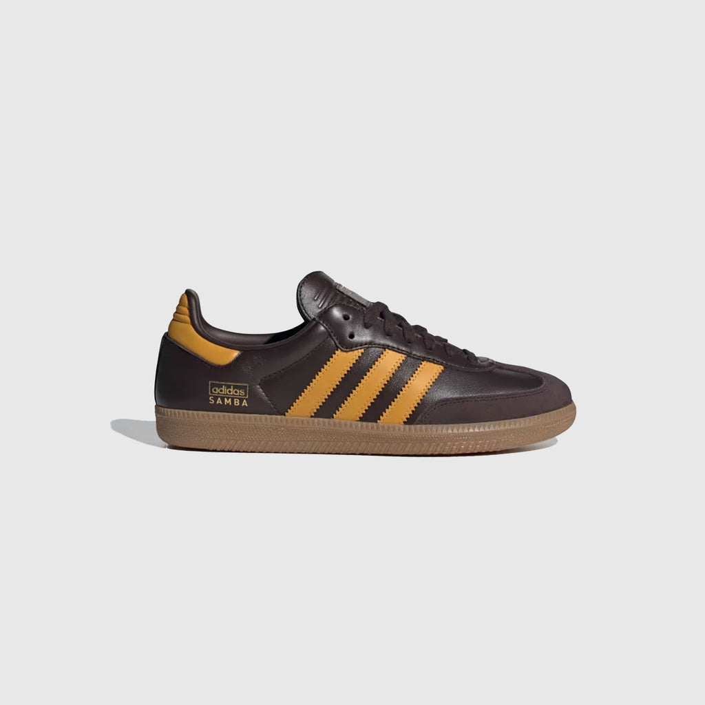 Adidas Samba OG - Dark Brown / Preloved Yellow / Gum