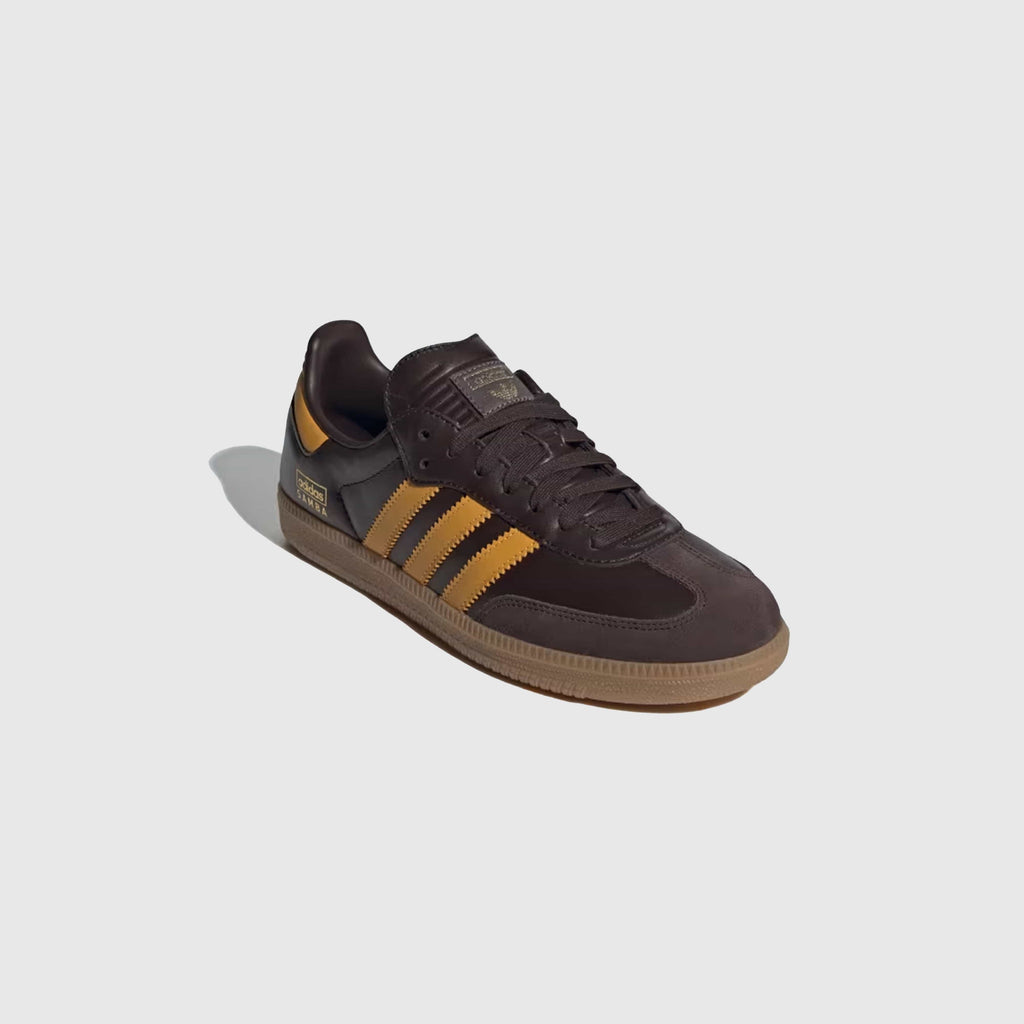 Adidas Samba OG - Dark Brown / Preloved Yellow / Gum