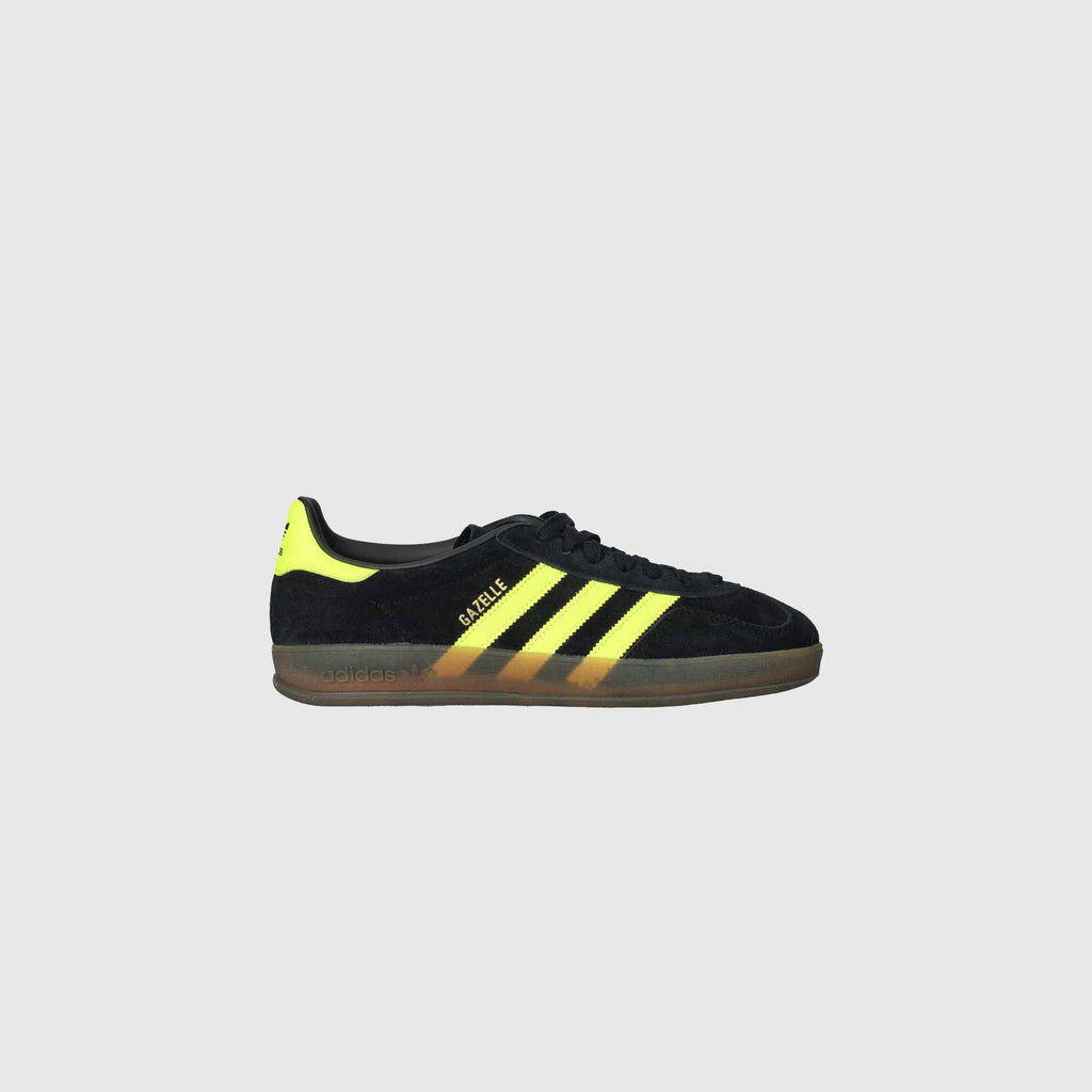 Adidas Gazelle Indoor - Core Black / Solar Yellow / Cloud White The Forum Swindon Adidas Gazelle Indoor - Core Black / Solar Yellow / Cloud White The Forum Swindon
