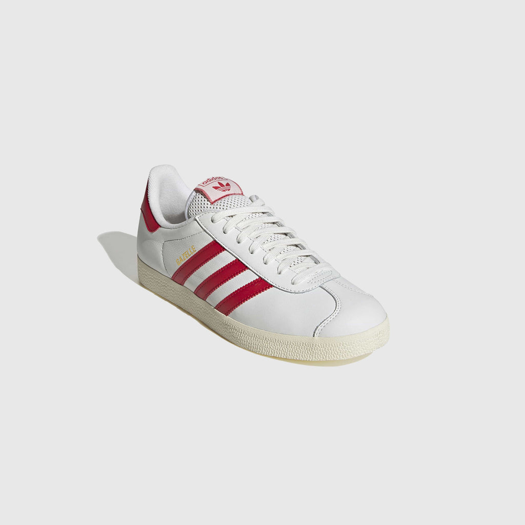Adidas Gazelle - Core White / Better Scarlet / Crew White