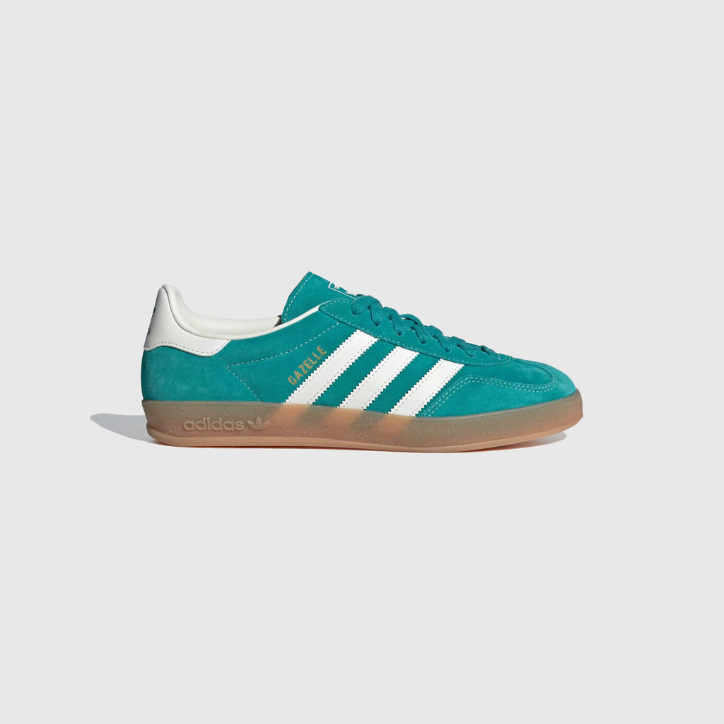 Adidas Gazelle Indoor - Pure Teal / Off White / Gold Metallic