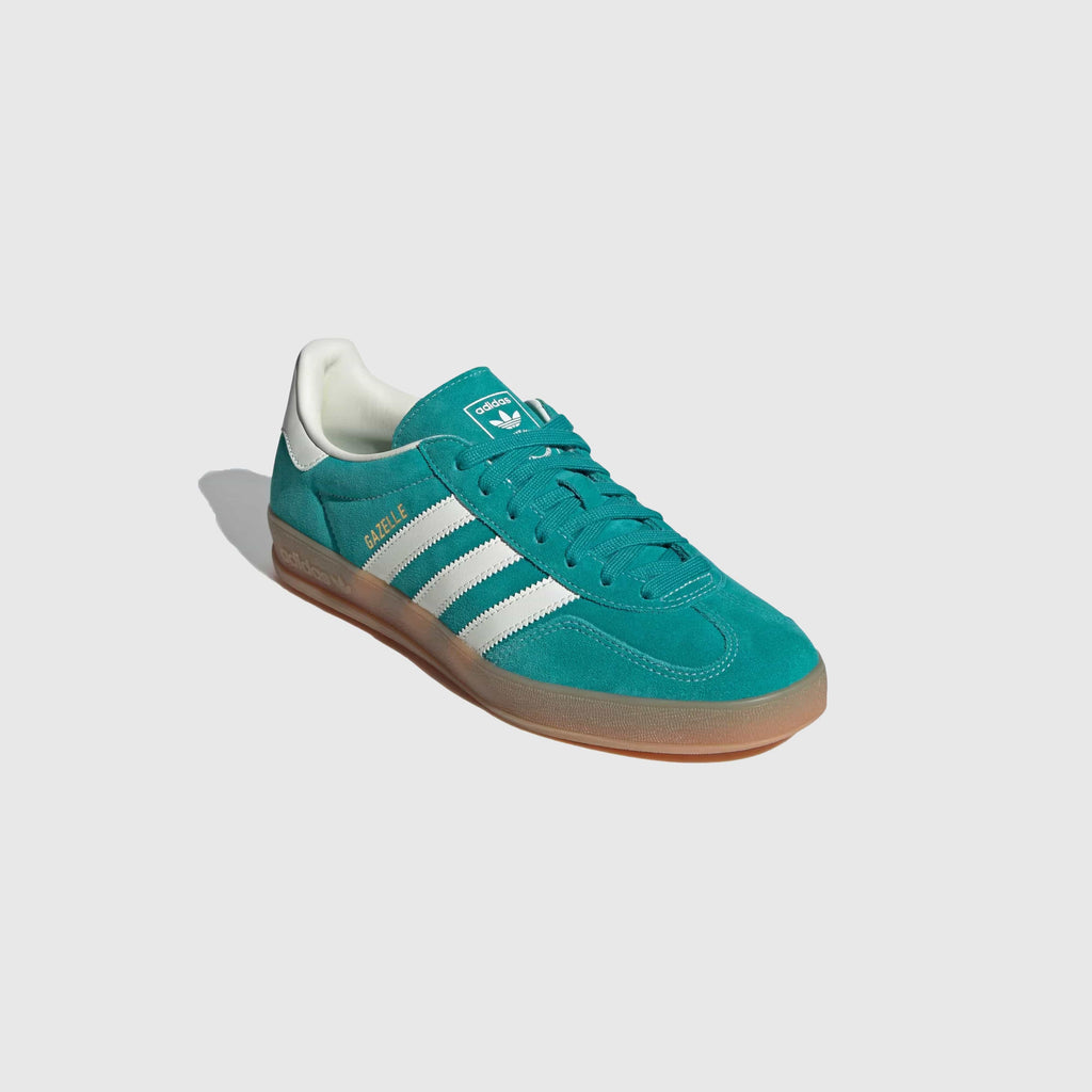 Adidas Gazelle Indoor - Pure Teal / Off White / Gold Metallic