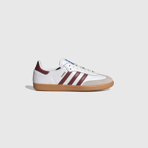 Adidas Samba OG - Cloud White / Collegiate Burgundy / Gum