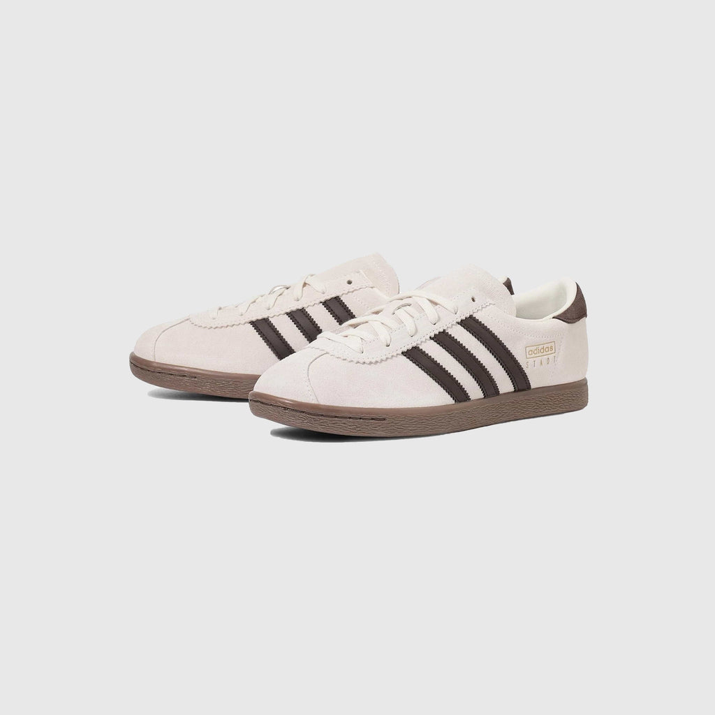 Adidas Stadt - Cloud White / Deep Brown / GUM5