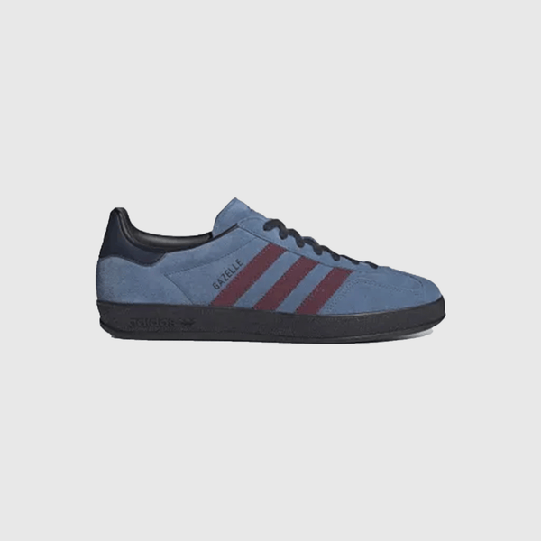 Adidas Gazelle Indoor - Blue / Maroon / Carbon Black