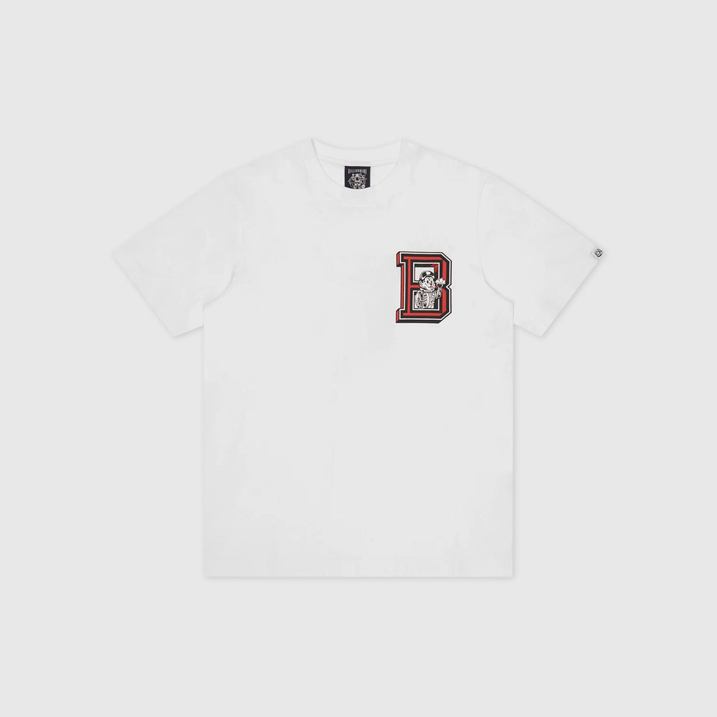 Billionaire Boys Club College Mascot Tee - White - Front