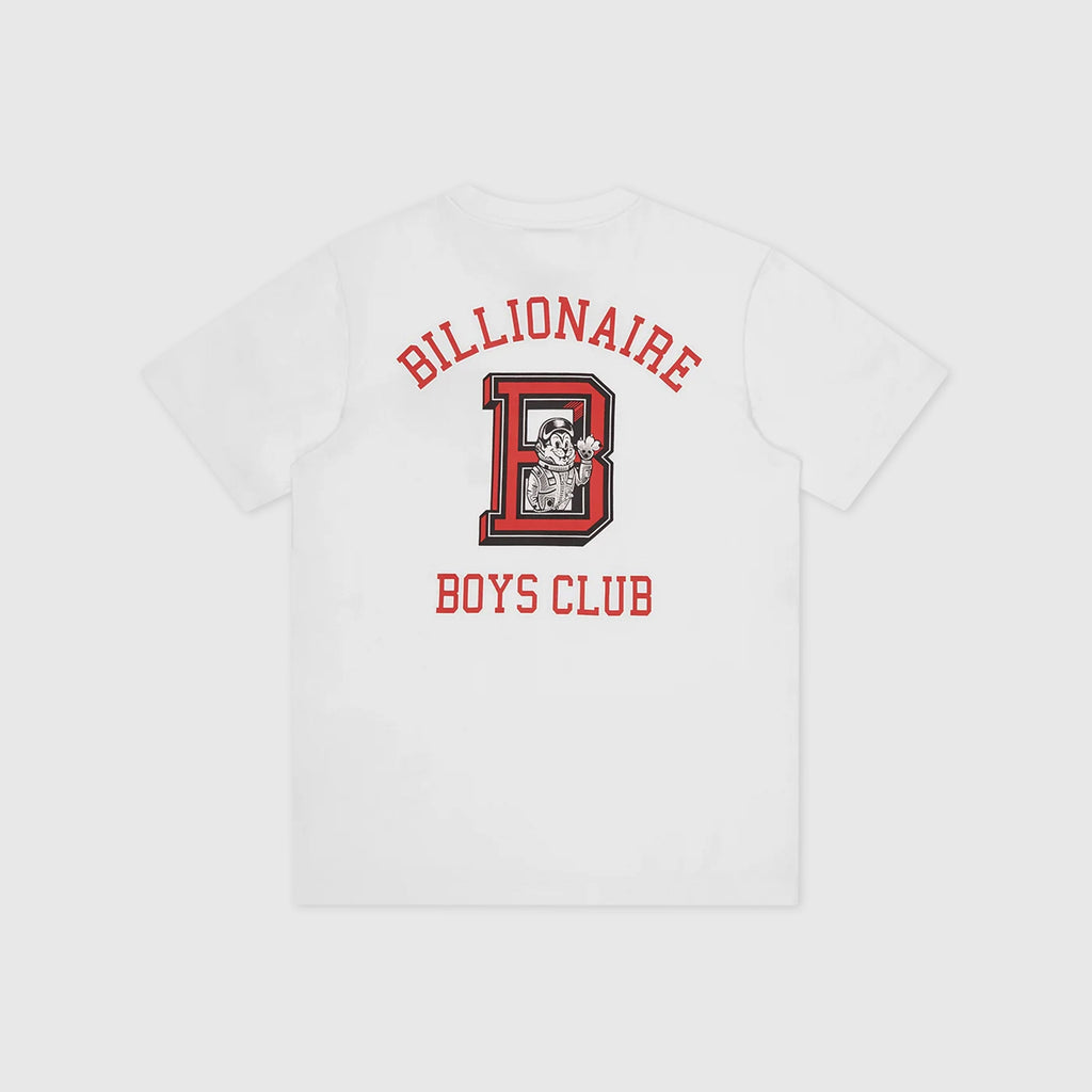 Billionaire Boys Club College Mascot Tee - White - Back