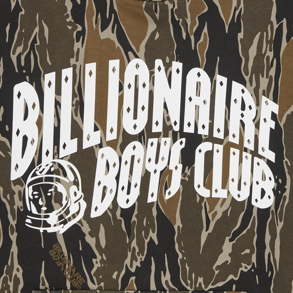 Billionaire Boys Club Arch Logo Camo Popover Hood - Khaki Camo