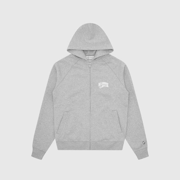 Billionaire Boys Club Small Arch Logo Zip Through - Heather Grey - Front