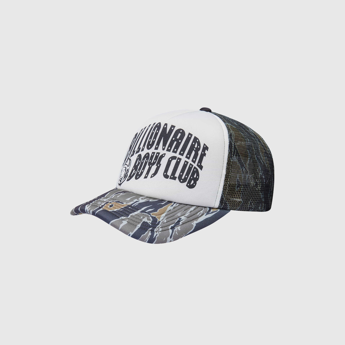 Billionaire Boys Club Arch Logo Trucker Cap Khaki Camo – The